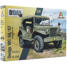 Italeri Dodge WC-56/57 Command Car 1/35 Military Plastic Model Kit 228