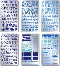 INFUNLY 6PCS Letter Number