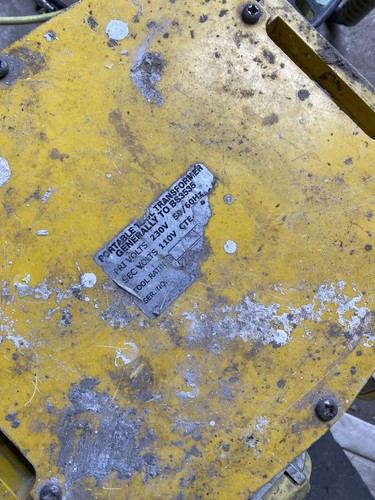 110v site transformer - 110v,