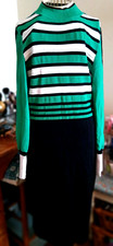 Karen Millen Striped/Colour Block Jumper Dress Size L