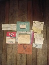 WWII US War Ration Book Lot -