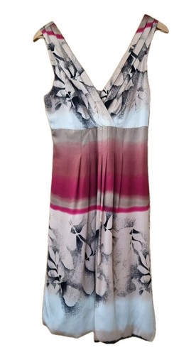 Coast silk dress - dress, pink