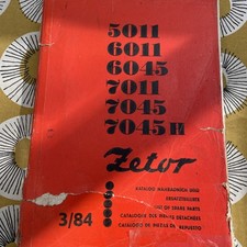 ZETOR 5011-6011-7011-6045/7045/7045H -thick Tractor Parts/multi language  1984