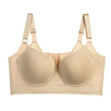 Women's Large Bra, 3/4  Cup Bra for Women with Fat Backs, Shaping Bra Invisible