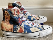 Ladies Converse x DC Comics Wonder Woman Sneakers Trainers. Uk 4 Eu 36.5. LOVELY