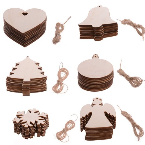 Wooden hanging decor xmas - decor,