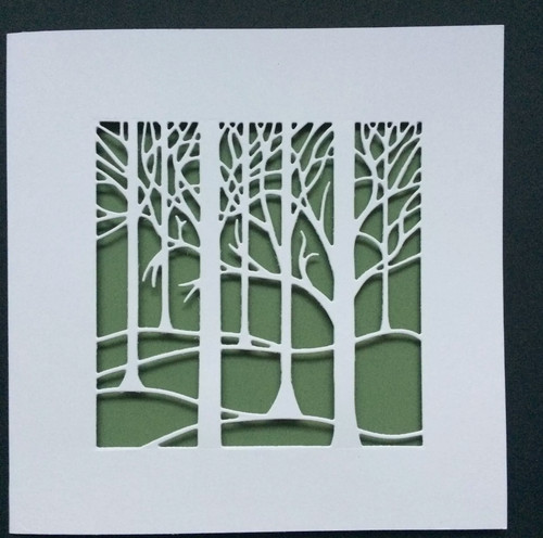 Christmas card blanks with - x, 6
