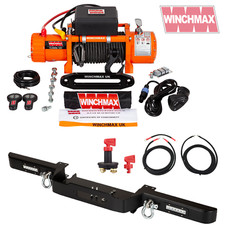 LAND ROVER DEFENDER WINCH + WINCH BUMPER + WIRING KIT + ISOLATOR  COMBO