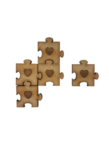 16x jigsaw pieces - 16x,