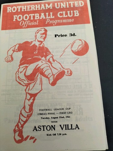 1961 league cup final 1st - final, leg