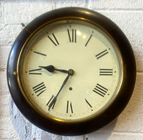 Round wall clock - round,