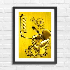 Retro barber chair - retro,