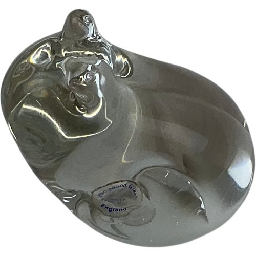 Wedgwood glass frog - wedgwood,