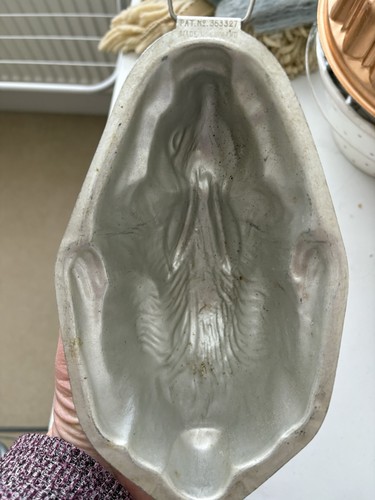 Aluminium rabbit jelly mould - rabbit,