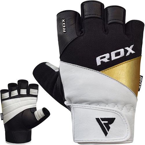 Rdx leather gym gloves - rdx,