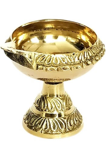 Kuber diya with stand - with, (size