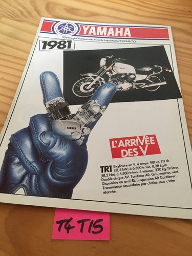 Yamaha range 1981 - yz, xt