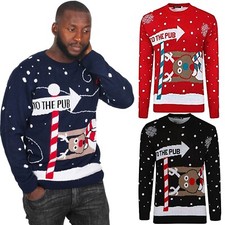 Men's To The Pub Reindeer