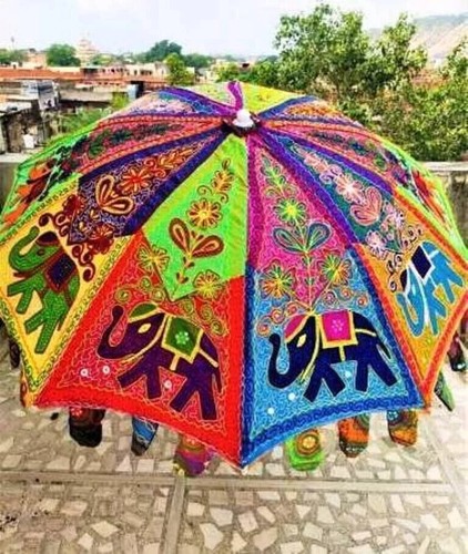 Indian embroidered elephant - indian,