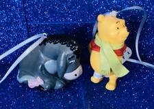 SET OF 2 CHRISTMAS TREE DECORATIONS FROM POOH