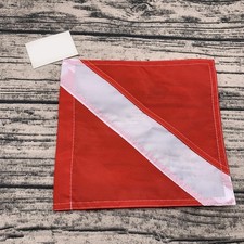 Dive Flag Red and White Diver