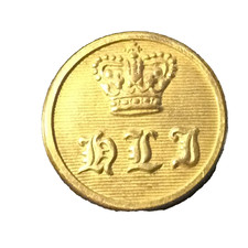 Highland Light Infantry Military Mess Waiter Uniform Button . 16.5mm  ( AE072)