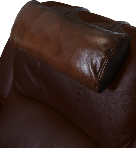 Genuine leather recliner - recliner, head