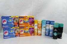 Laundry Washing Job Lot Surf Detergent 3in1 Capsules Lenor Scent Boosters New