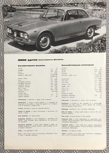 Alfa romeo 2600 - 2600, car