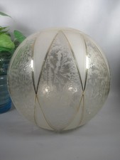 vintage large glove ceiling light shade gold star design heavy 50s 60s