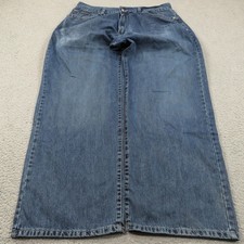 Baggy Jeans Mens 36 Y2K Wide 10" Leg Opening Pipes VTG Grunge Skater ECKO UNLTD