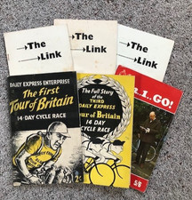 First Tour of Britain booklet 1951 + 1953 & 1970 time-trial booklet & CTC Lincs