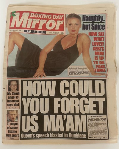 Daily mirror newspaper boxing - newspaper,