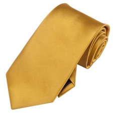 Men's Plain Tie | Single Colour Modern-Width Mens Tie . Necktie Choose Colour