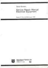 David Brown 885 990 995 996 1210 1212 1410 1412 Electrical Equipment Manual