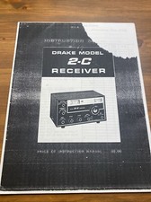 Drake Model 2-c Receiver Instructions Manual  - KP85