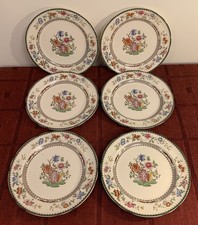 6 Spode Chinese Rose Dinner Plates 26.5cm