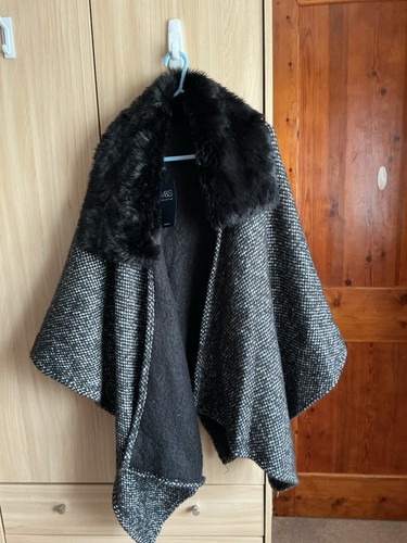 Women black tweed - m&s,