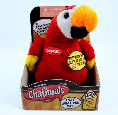 Chatimals talking parrot - chatimals,