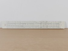 Blundell Harling 10" Slide Rule England w/ Case + W H Smith Instruction Book