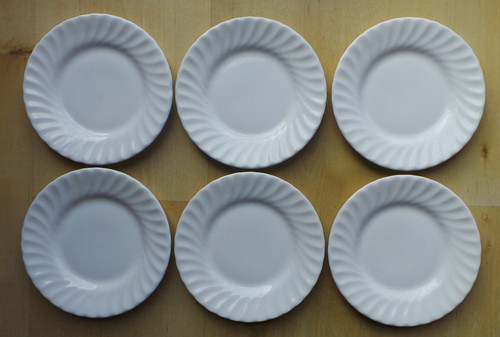 White swirl china 16cm - swirl,