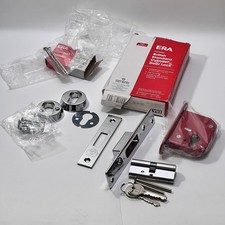 ERA Fortress Euro Mortice Deadlock 64mm Square End - Chrome Finish - 263-61 A