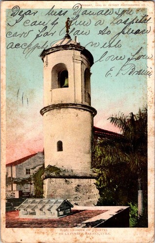 Havana cuba postcard tower - cuba,