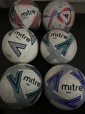 6 X Size 5 Footballs. Used Very Good Condition