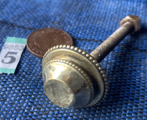 Cast brass door knocker - brass,