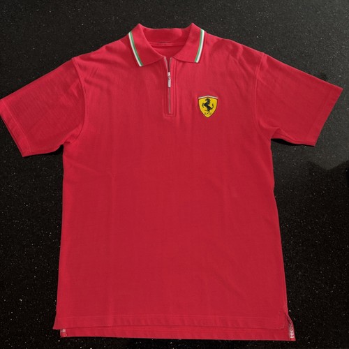 Ferrari vintage polo shirt - ferrari, t-shirt