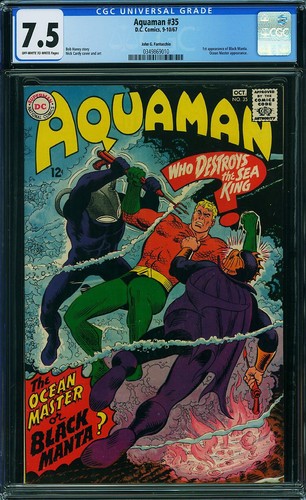 Aquaman cgc 5 dc 1967 - aquaman,