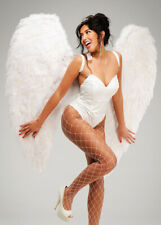Extra Large White Feather Stunning Heavenly Angel Fancy Dress Wings 120cm XL