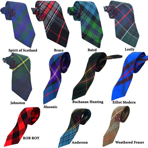 Scottish tartan neck tie - scottish, for