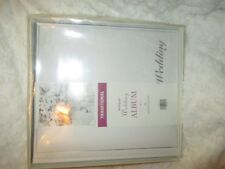 W H Smith white traditional wedding photo picture album BNIB